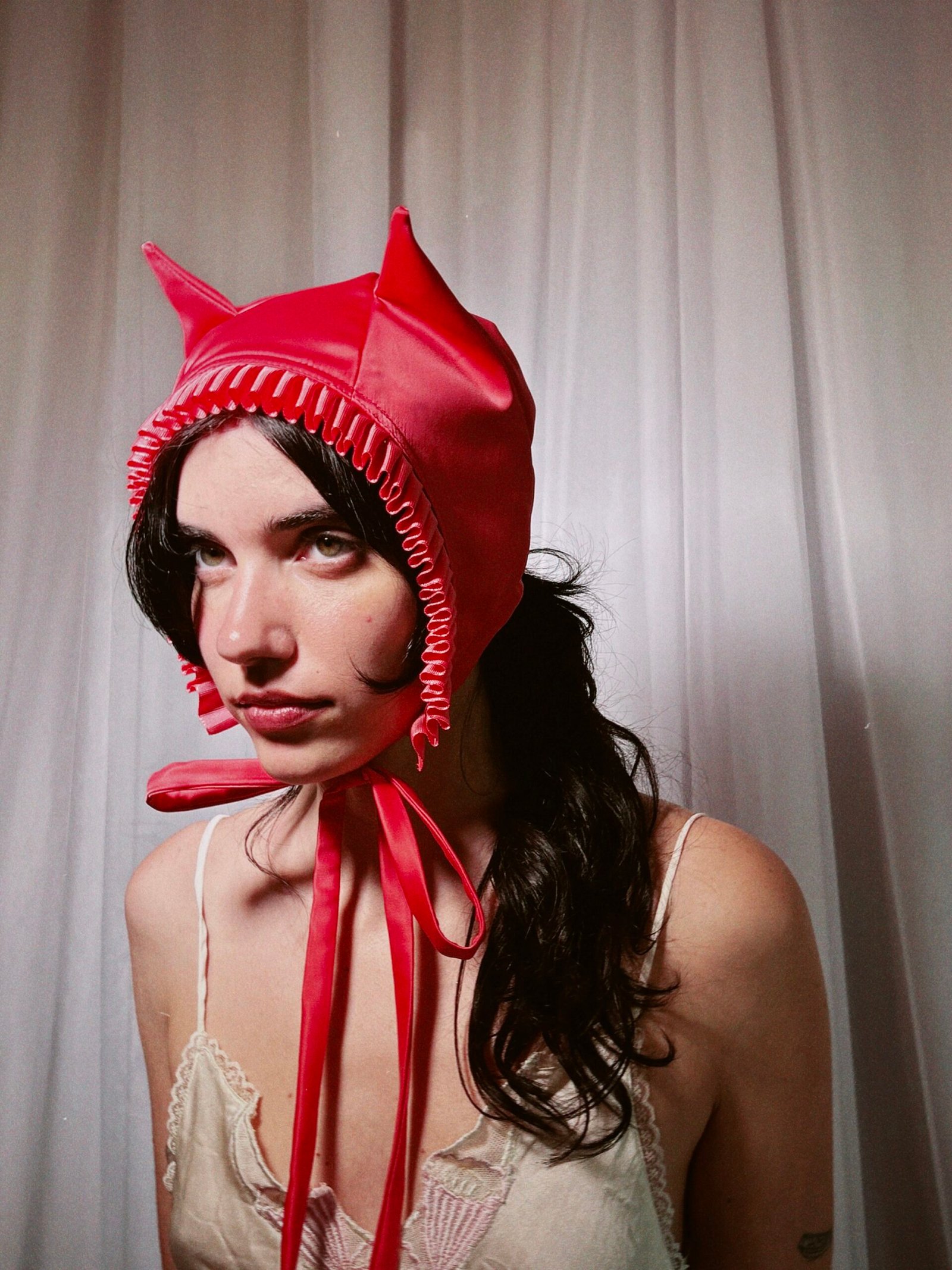 Balaclava de gatinho blush